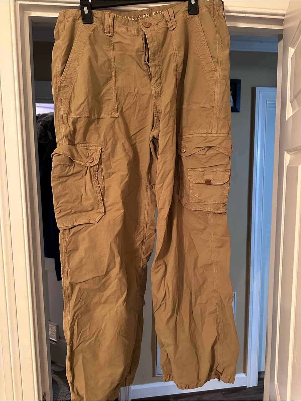 American Eagle Outfitters Women's Tan Cargo Pants
